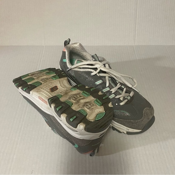 Sketchers Women’s D’Lites sparkling Rain Cushioned Memory Foam Sneakers Sz 8.5 - Picture 3 of 5